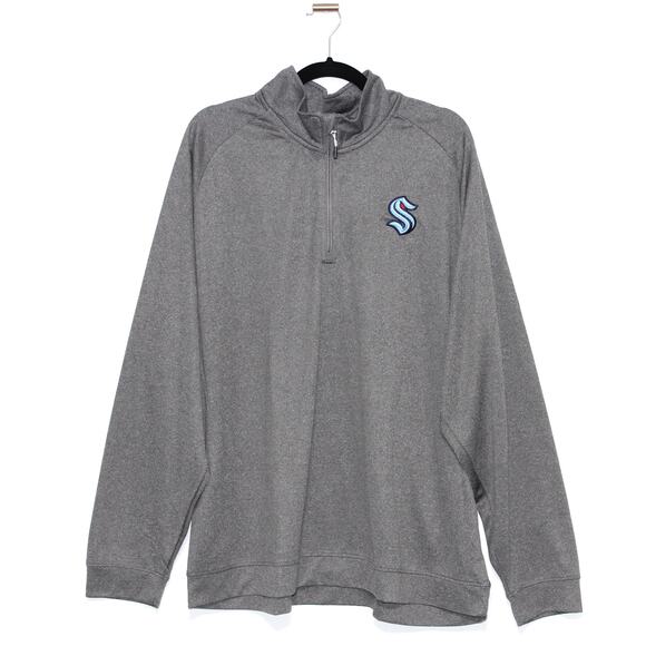 NHL Other - NHL Seattle Kraken Quarter Zip Grey 2XL